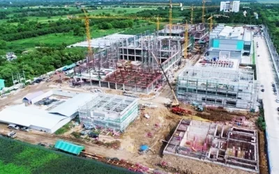 งานก่อสร้างโรงงานผลิตยารังสิต ระยะที่สอง อ.ธัญบุรี จ.ปทุมธานี