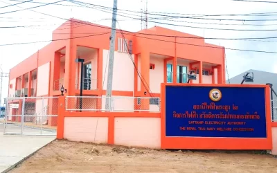 งานก่อสร้างสถานีไฟฟ้า ระบบ 115-22 kV